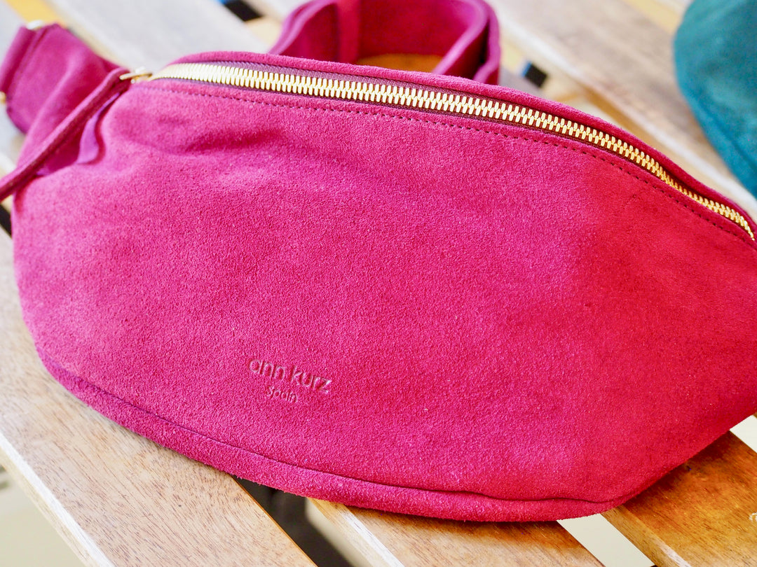 Sac Banane Large Fanny Suède - Divers Coloris