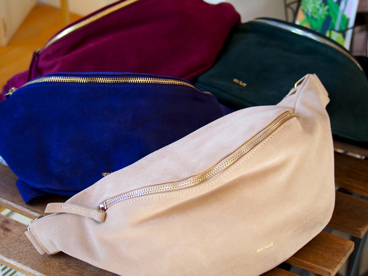 Sac Banane Large Fanny Suède - Divers Coloris