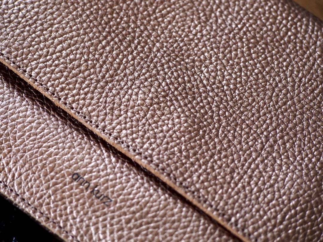 Sac Thin Clutch Grainé - Divers Coloris