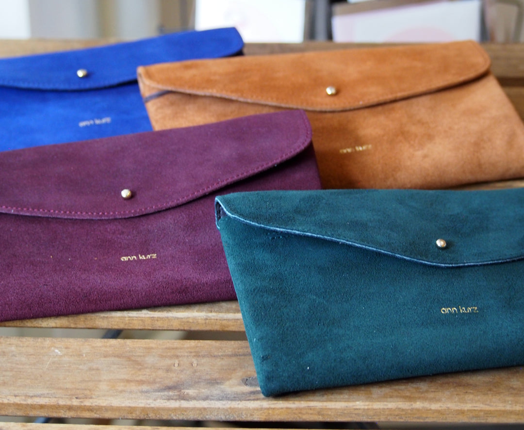 Sac Pochette Mignonne Suède - Divers Coloris