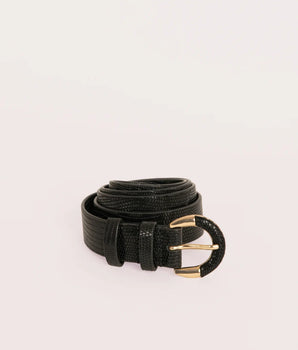Ceinture Helena - Lézard Noir