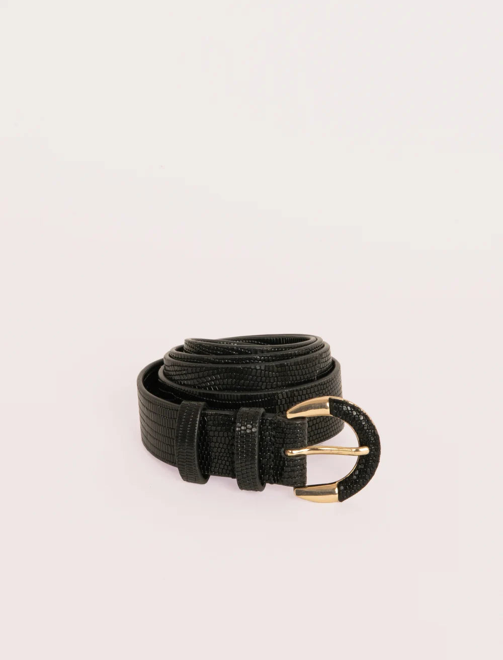 Ceinture Helena - Lézard Noir