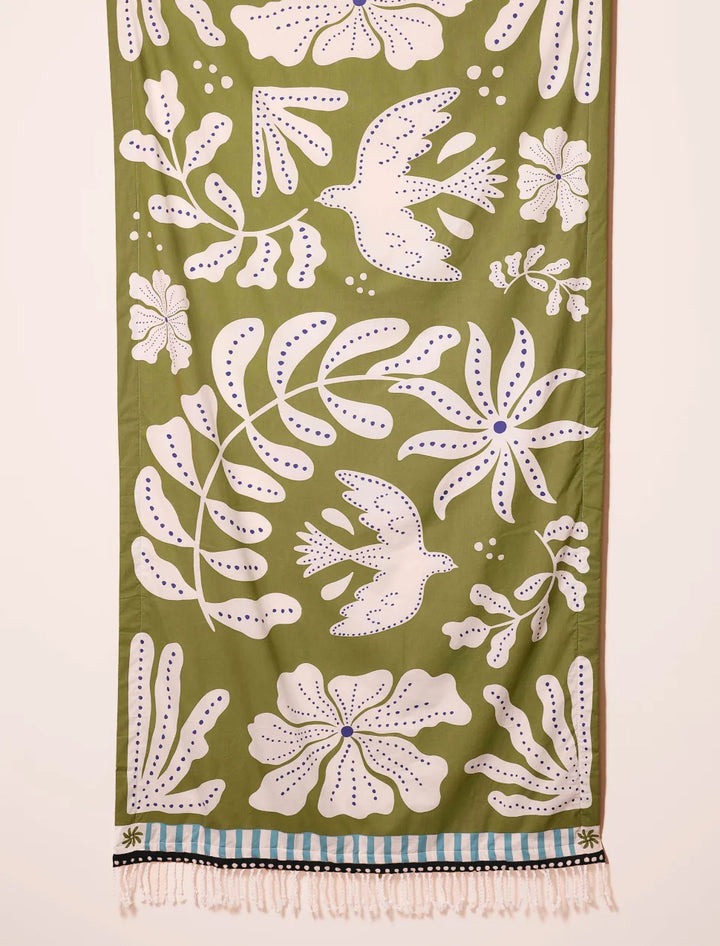 Fouta Colombe Olive