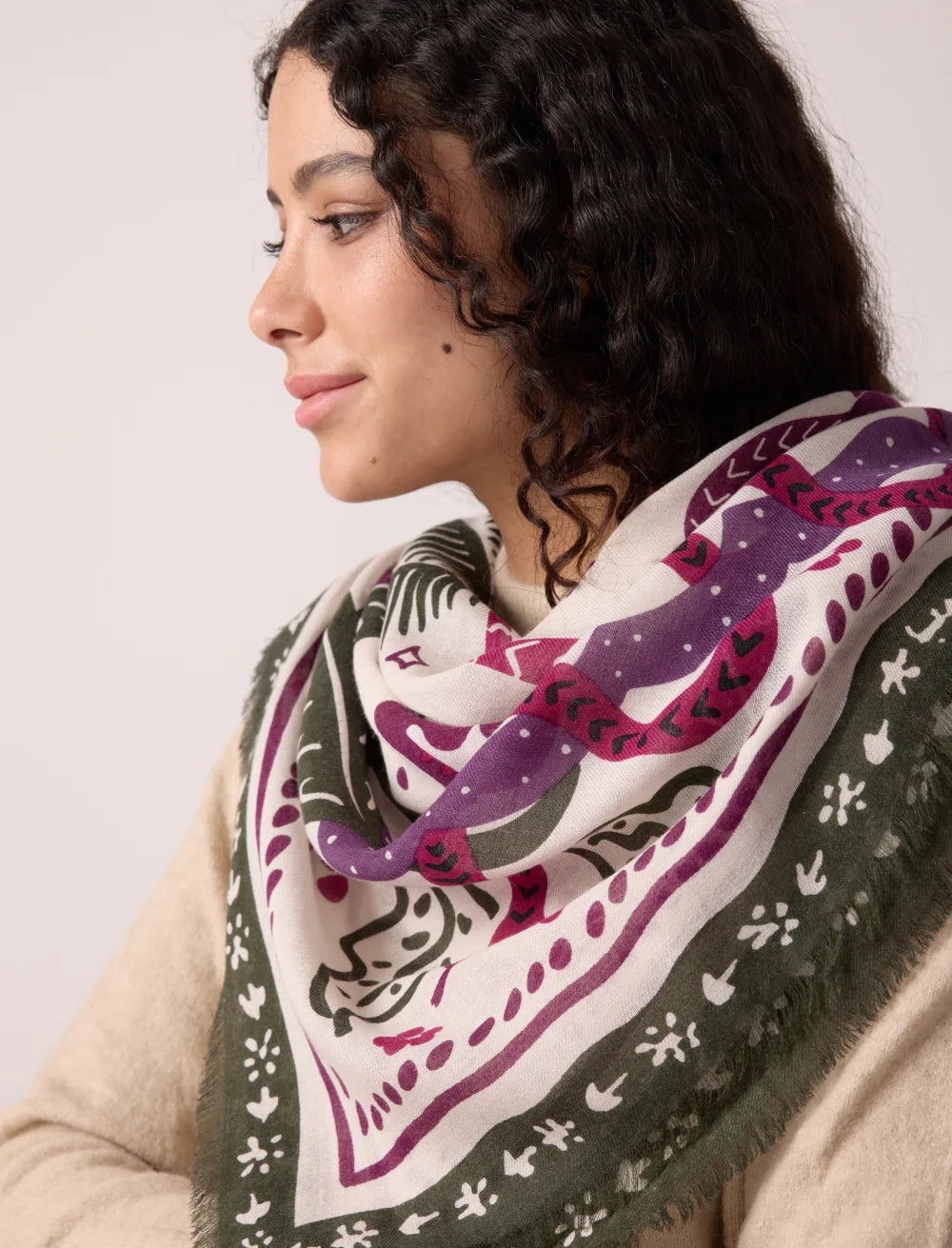Foulard Tiger In The Palmeraie - Divers Coloris