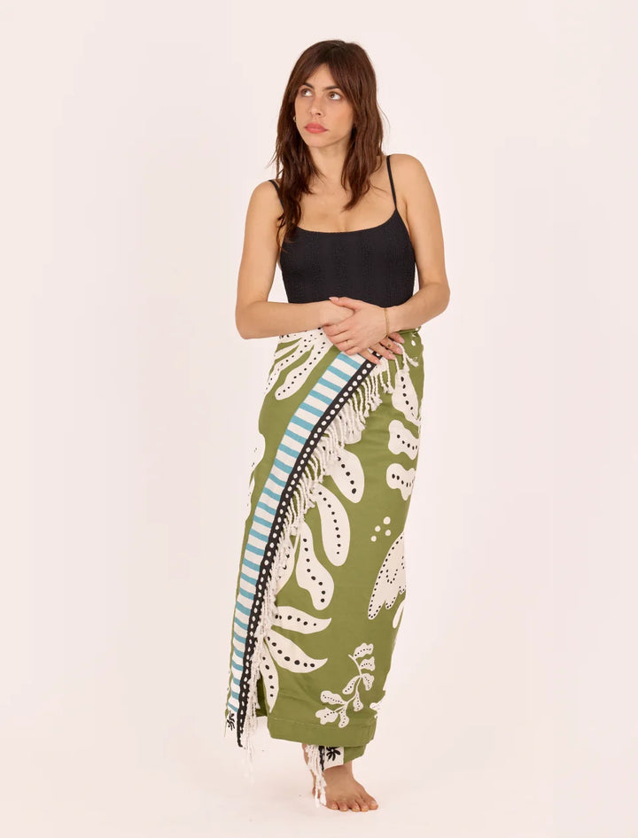 Fouta Colombe Olive