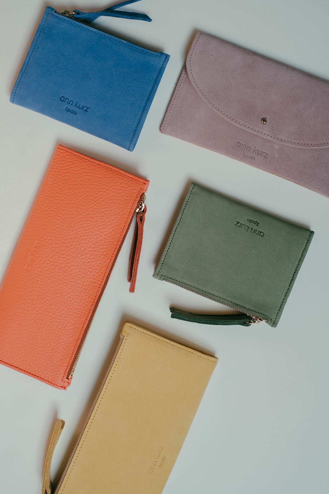 Porte-monnaie Mini Think Wallet Grainé - Divers Coloris