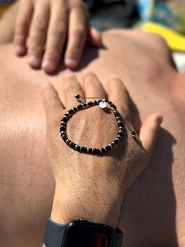 Bracelet Franck - Onyx Noir