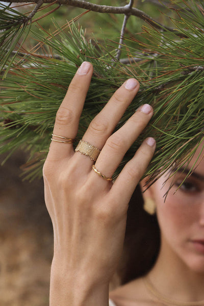 Bague Raphia