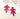 Boucles Martha coloris fuchsia en acétate avec éléments dorés, création de Fabien Ajzenberg.