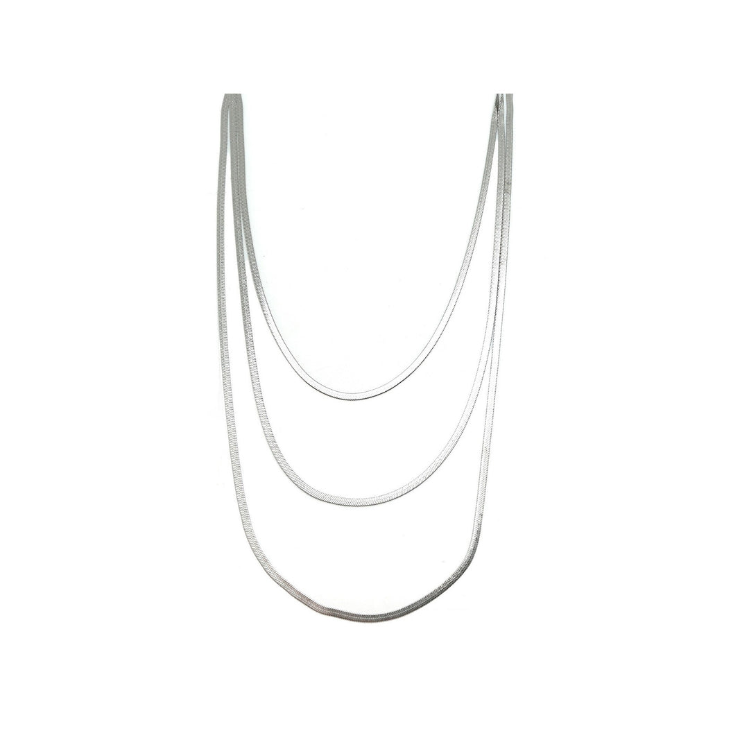 Collier Triple Philomena Argenté