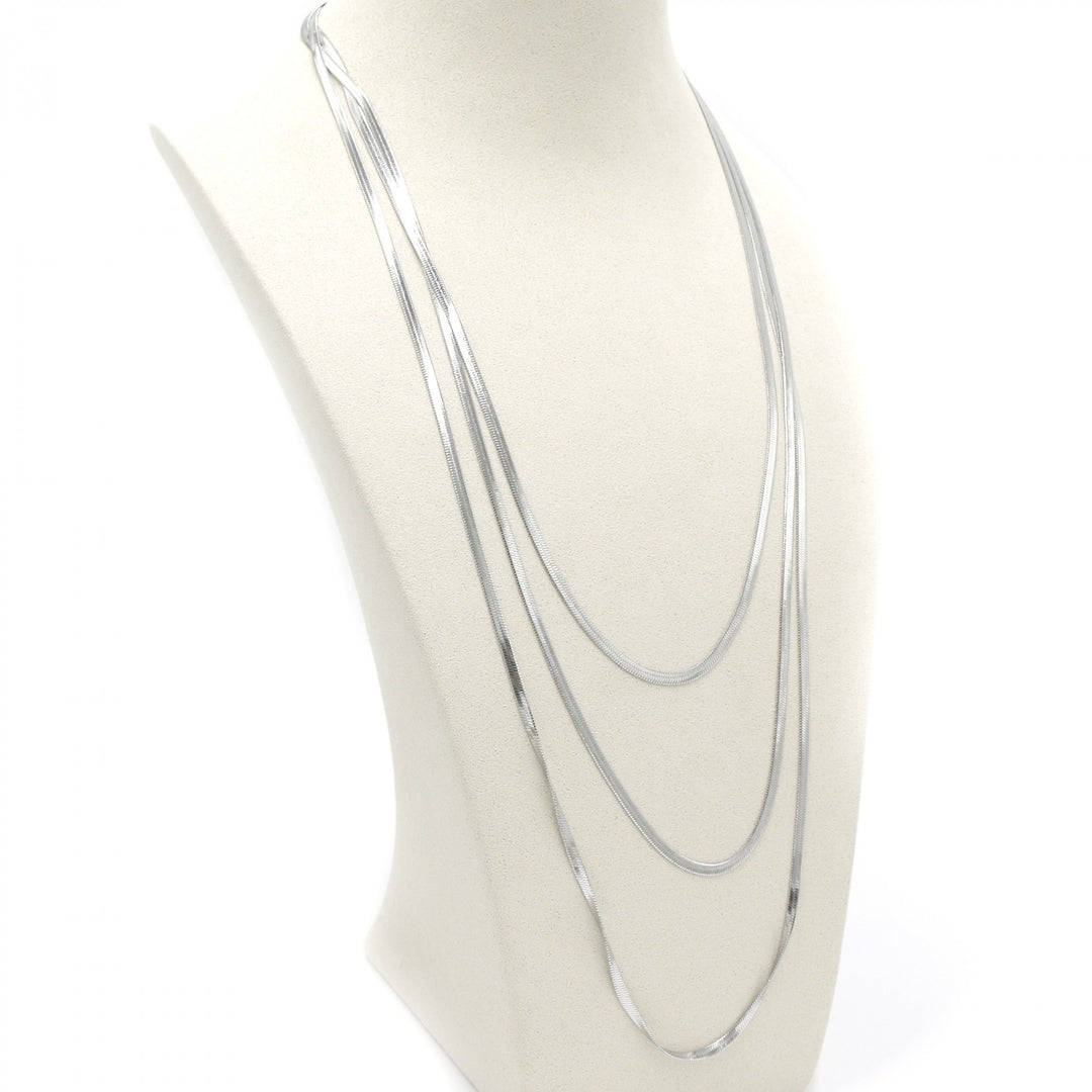 Collier Triple Philomena Argenté