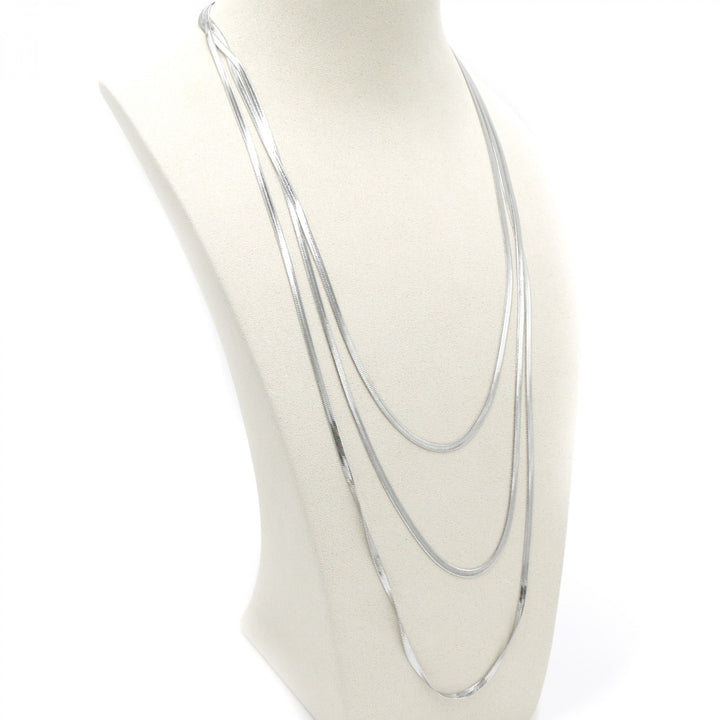 Collier Triple Philomena Argenté