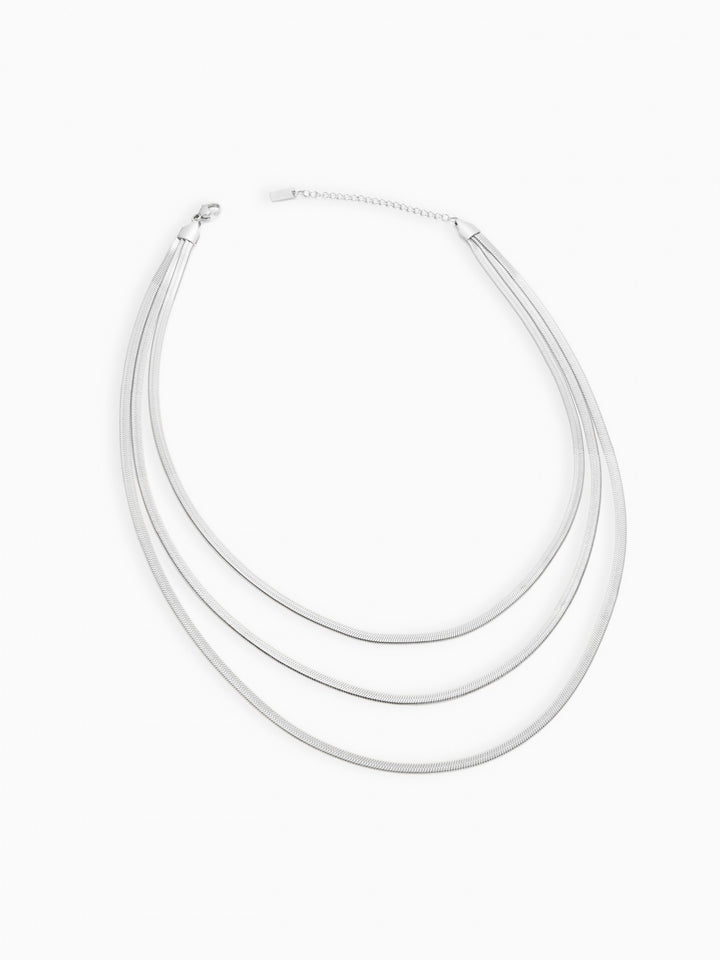 Collier Triple Philomena Argenté