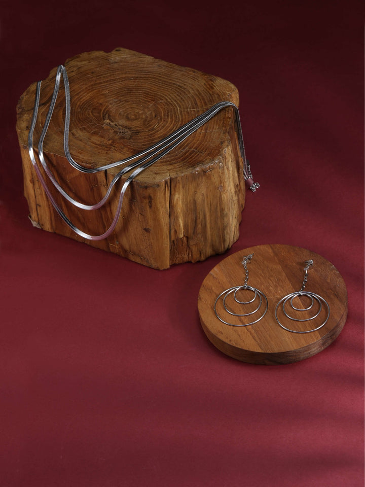 Collier Triple Philomena Argenté