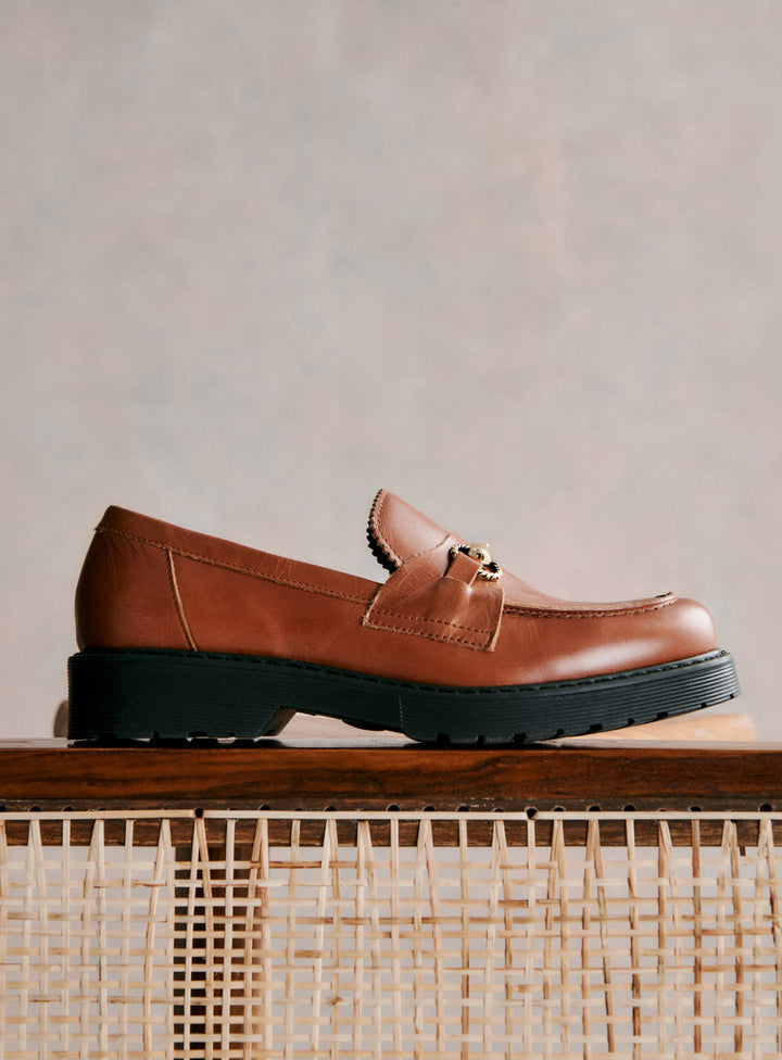 Mocassins Come Cuir Cognac