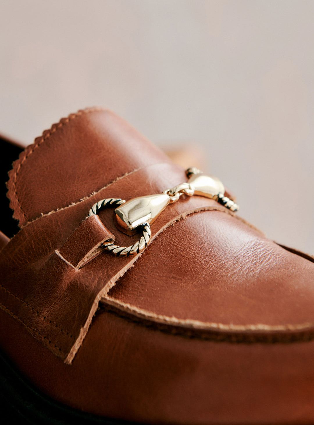 Mocassins Come Cuir Cognac