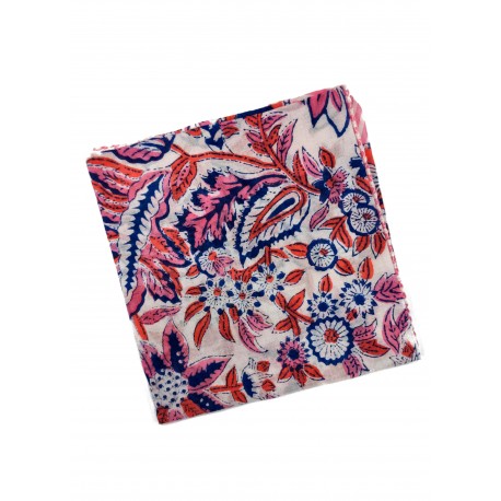 Foulard Block Print India Petit - Divers Coloris