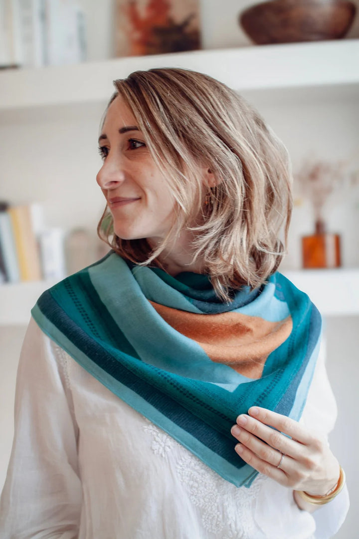 Foulard Laine Lotus - Divers Coloris