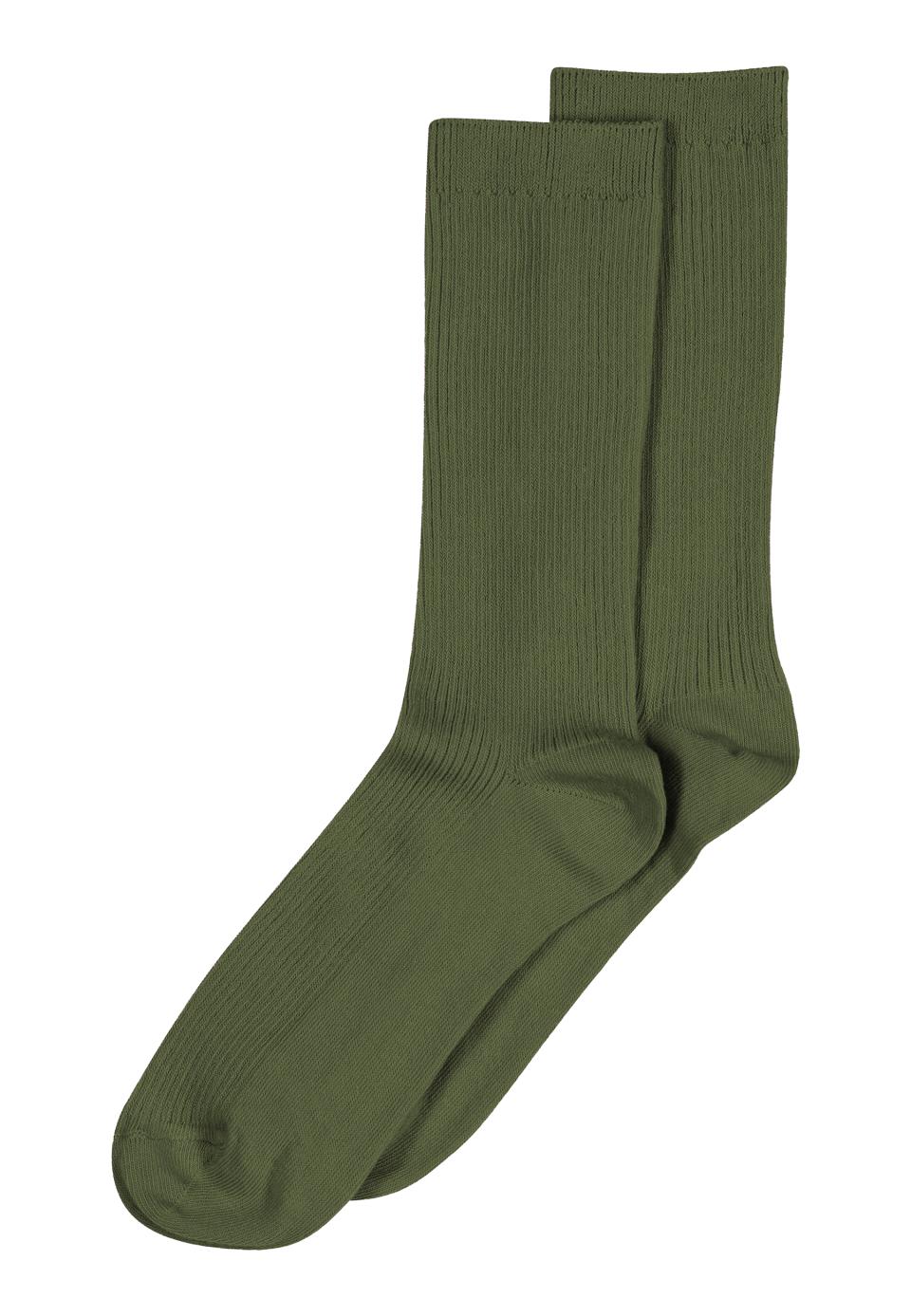 Chaussettes Fine Cotton Rib - Divers Coloris