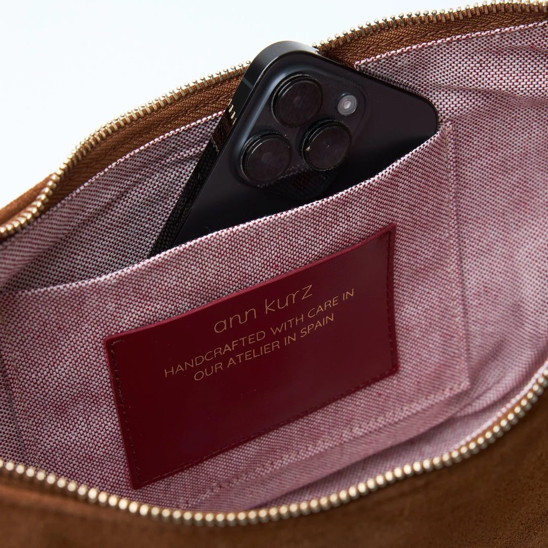 Sac Large Half-Moon Mix - Brown