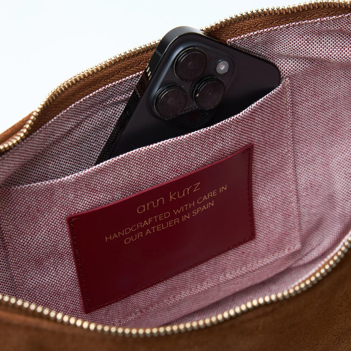 Sac Large Half-Moon Mix - Brown