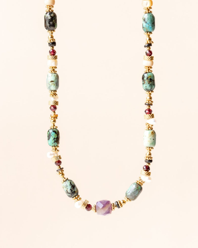 Collier Geenn - Diverses Pierres