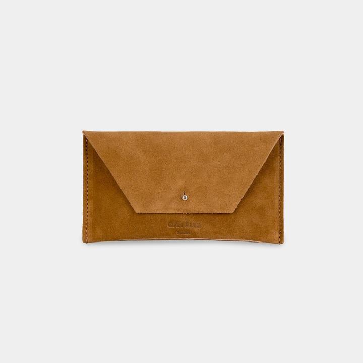 Portefeuille Mini Enveloppe Pouch Suède - Divers coloris