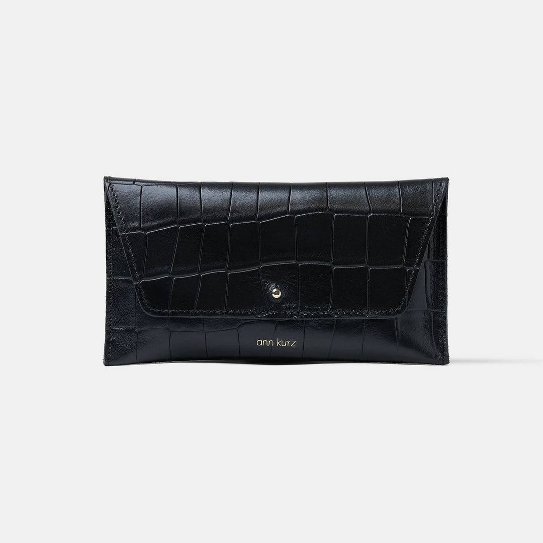 Porte Monnaie Mini Enveloppe Croco - Divers Coloris