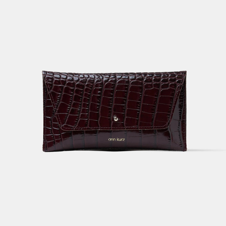 Porte Monnaie Mini Enveloppe Croco - Divers Coloris