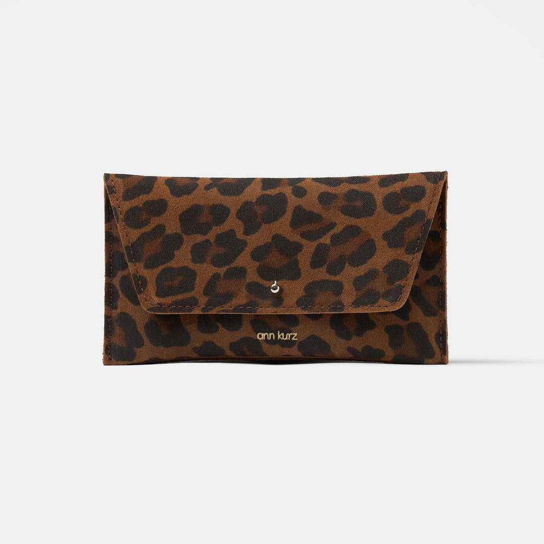 Porte Monnaie Mini Enveloppe Leo - Brown