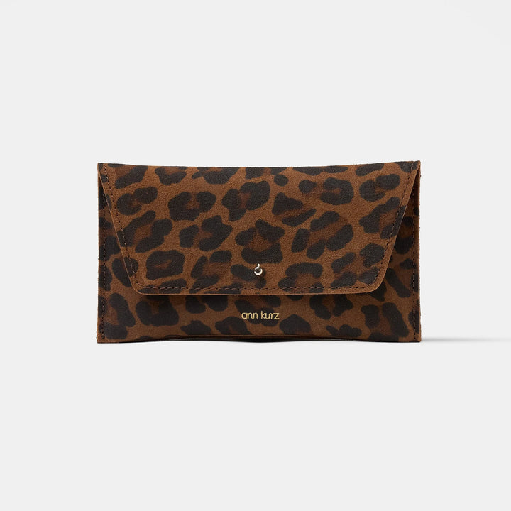 Porte Monnaie Mini Enveloppe Leo - Brown
