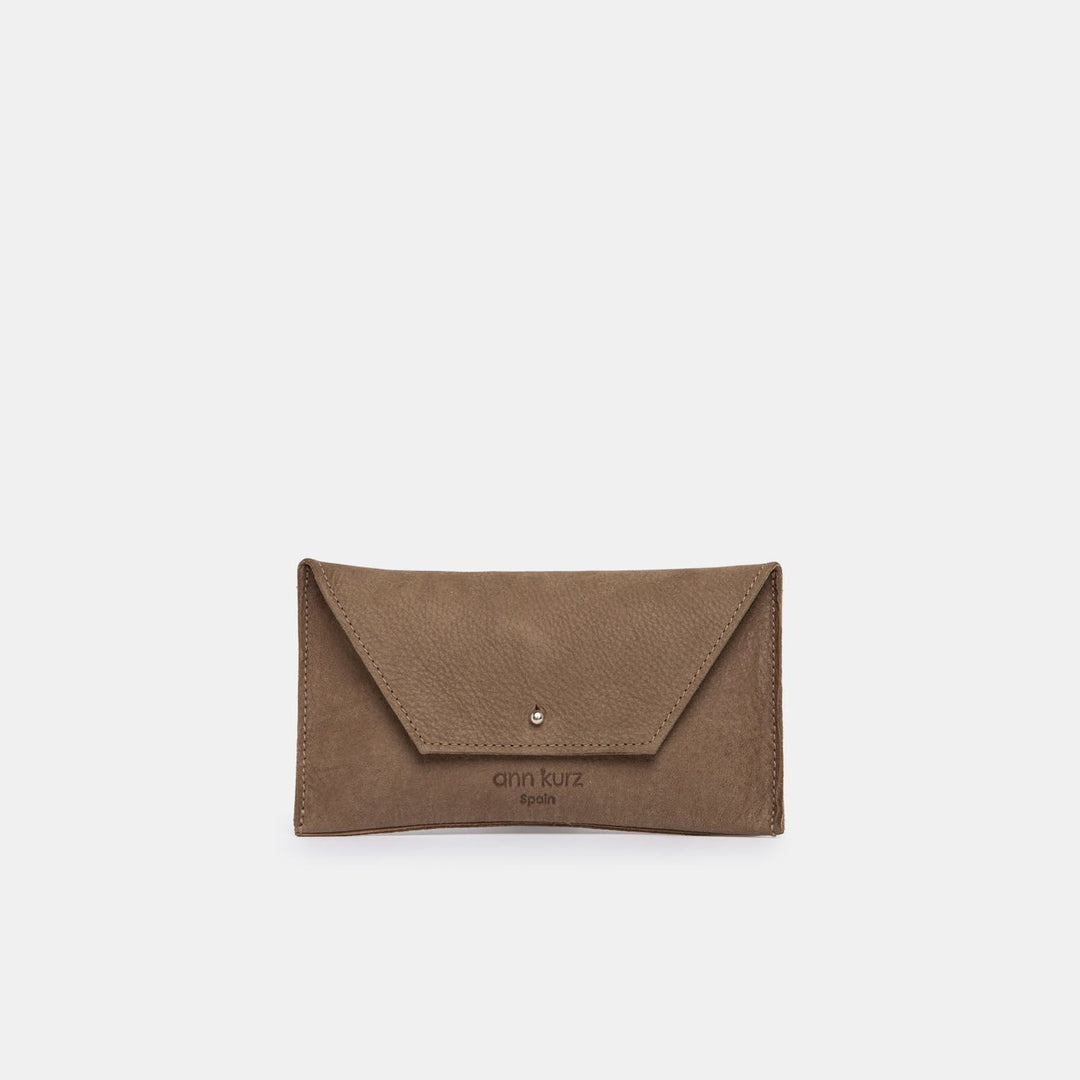 Portefeuille Mini Enveloppe Pouch Nubuck - Divers coloris