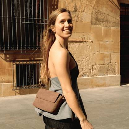 Sac Pack Large Suède - Divers coloris