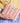 Pochette Lou Rayures Rouge et Rose