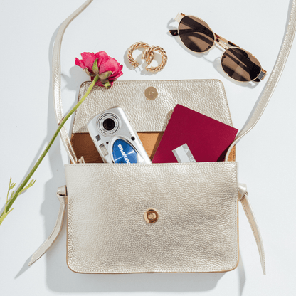 Sac Pretty Clutch Grainé Premium - Divers Coloris