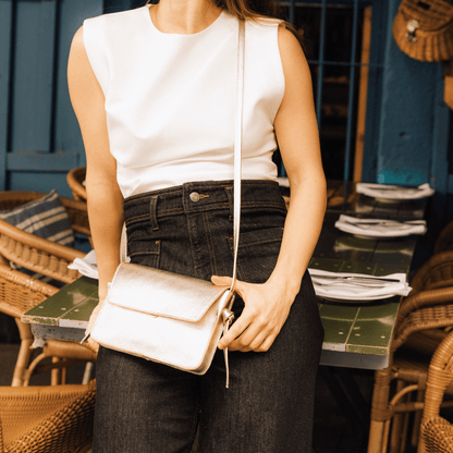 Sac Pretty Clutch Grainé Premium - Divers Coloris