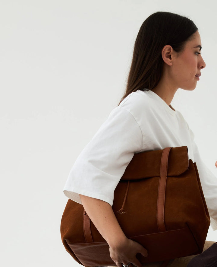 Sac The Greatest Shopper Suede - Brown