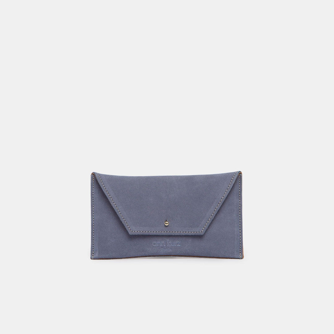 Portefeuille Mini Enveloppe Pouch Suède - Divers coloris