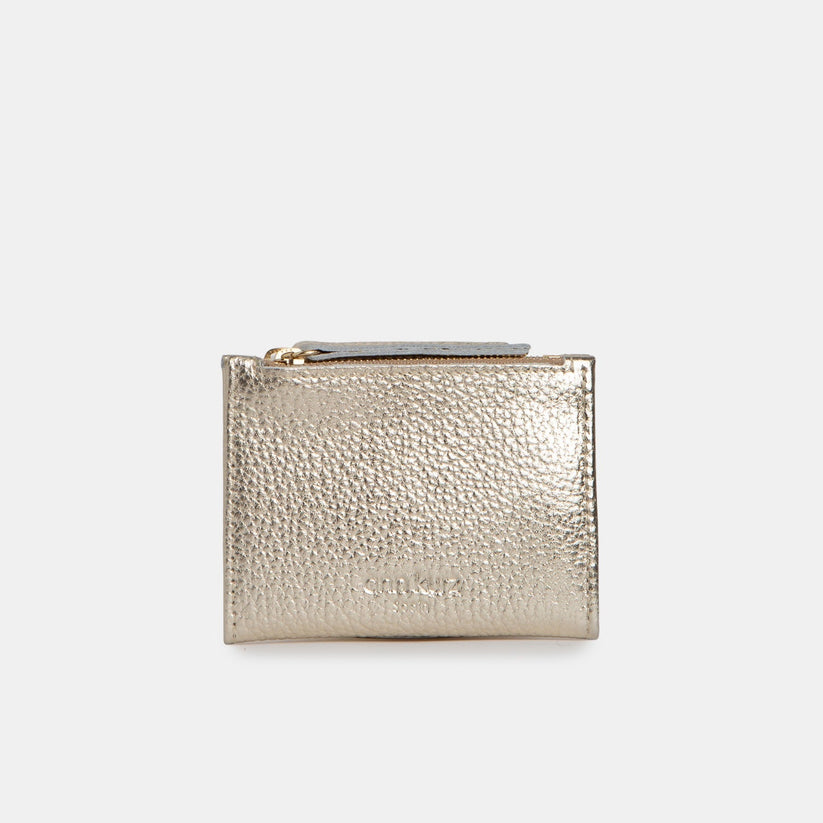 Porte-monnaie Mini Think Wallet Grainé - Divers Coloris