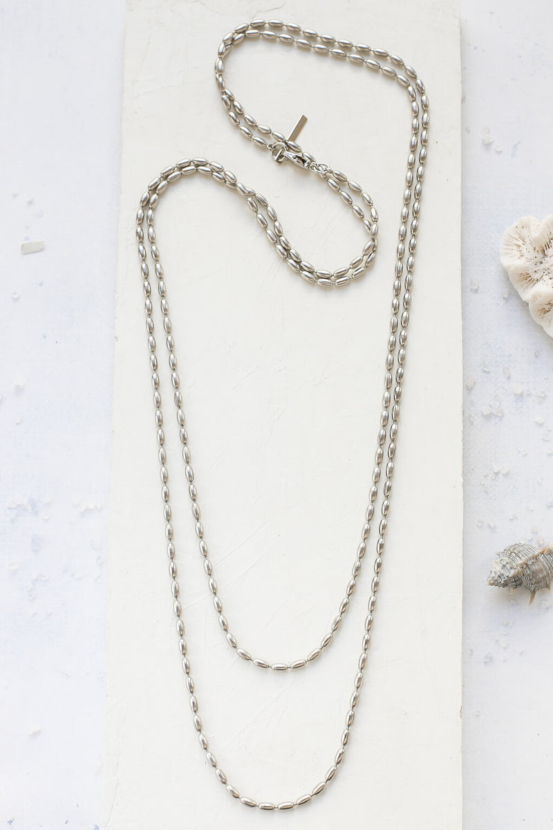 Collier Bracelet Malibu Argenté