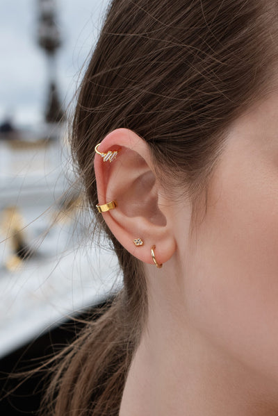 Bague d'oreille Ritz Doré