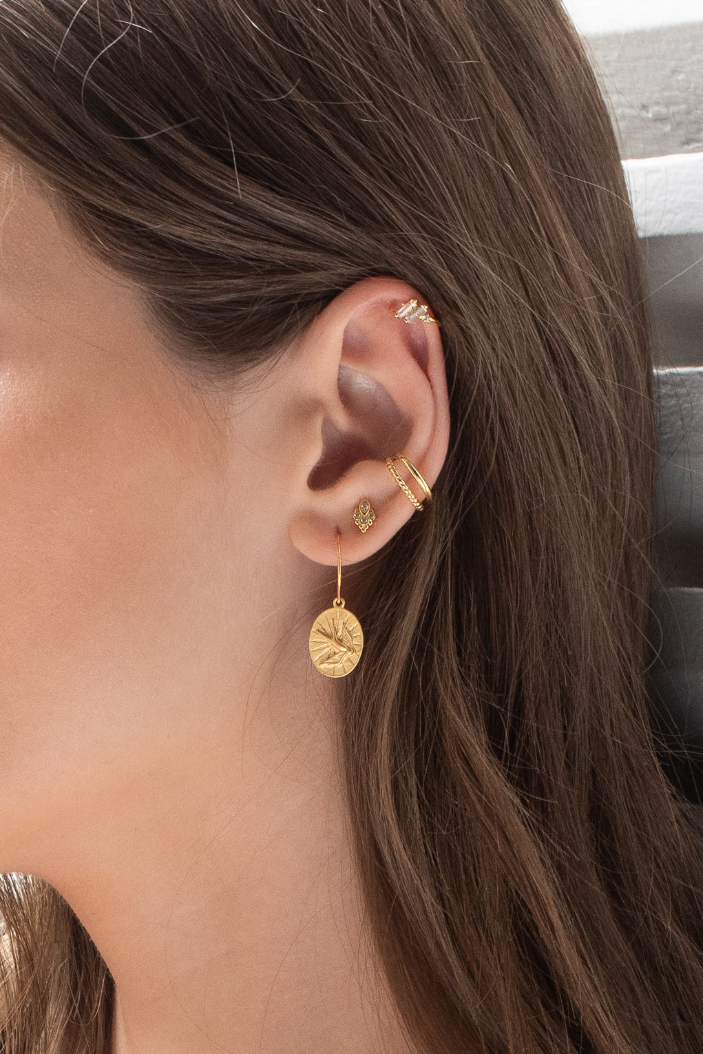 Boucles d'oreilles Frederique Argentées