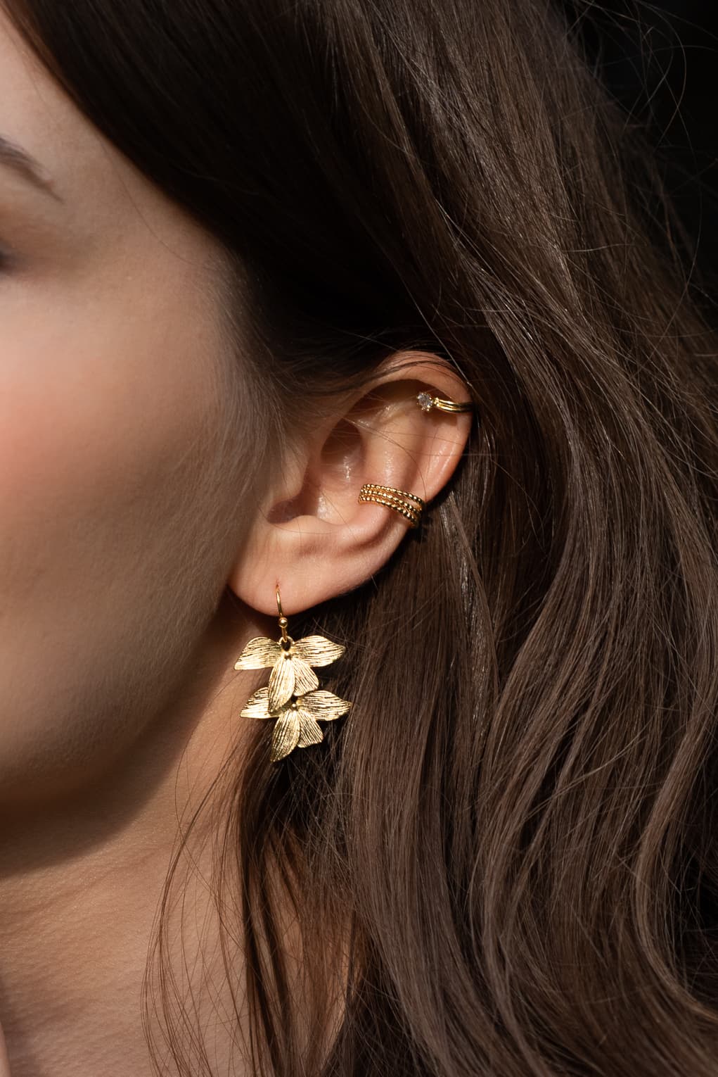 Boucles Erica Drop Dorées