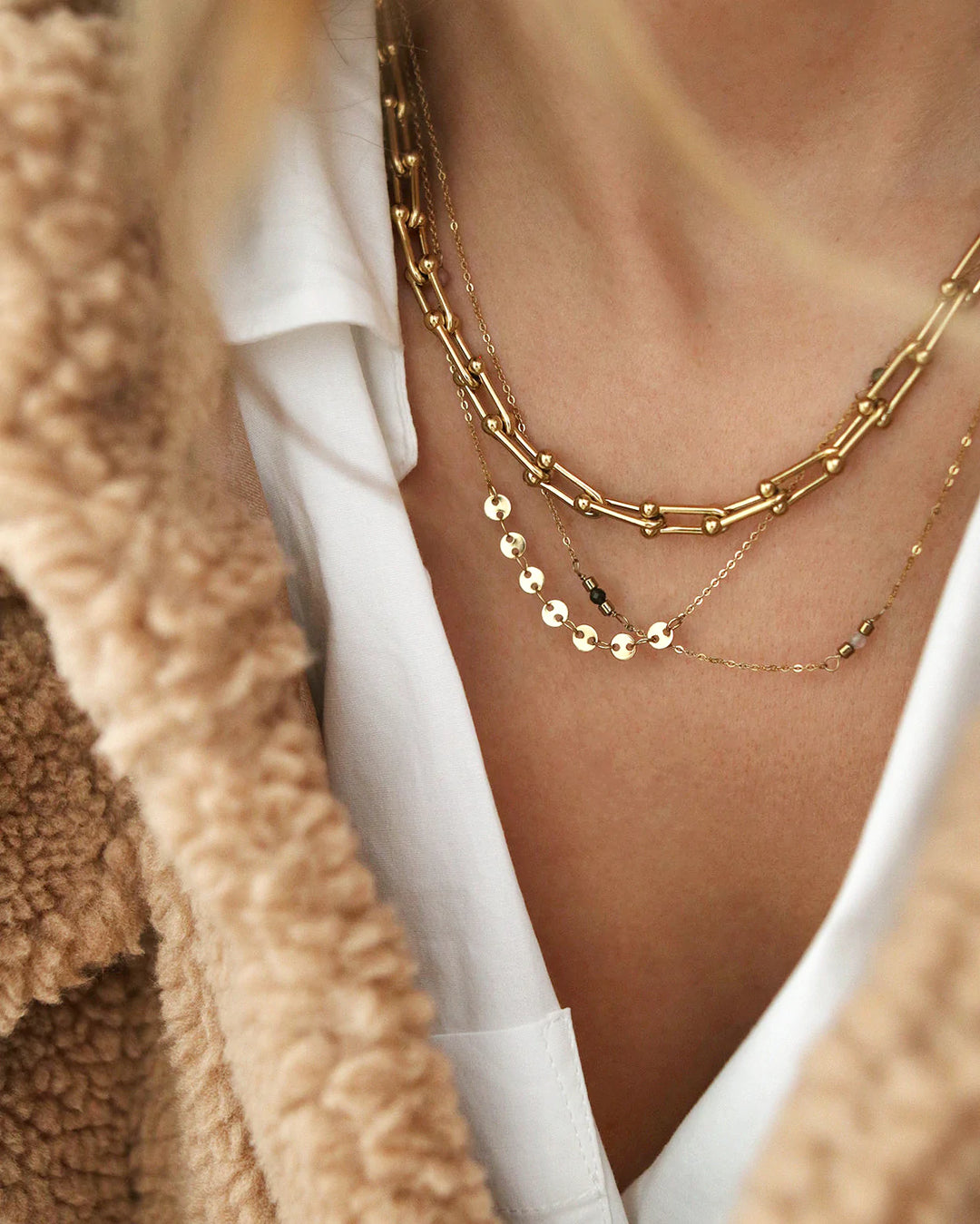 Collier Double Livia - Divers Coloris