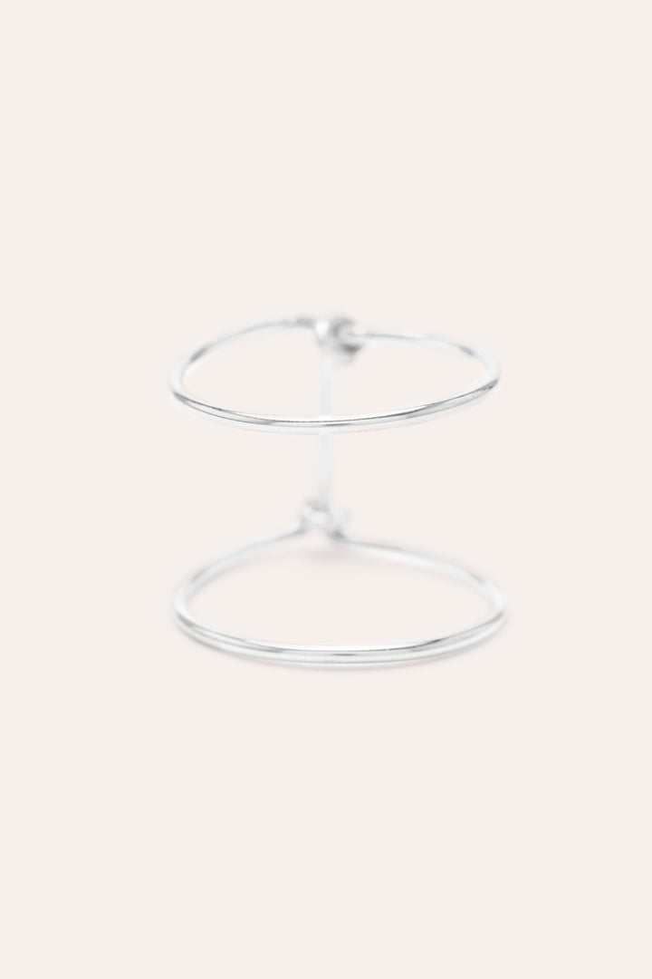 Bague Double Essentiel argent