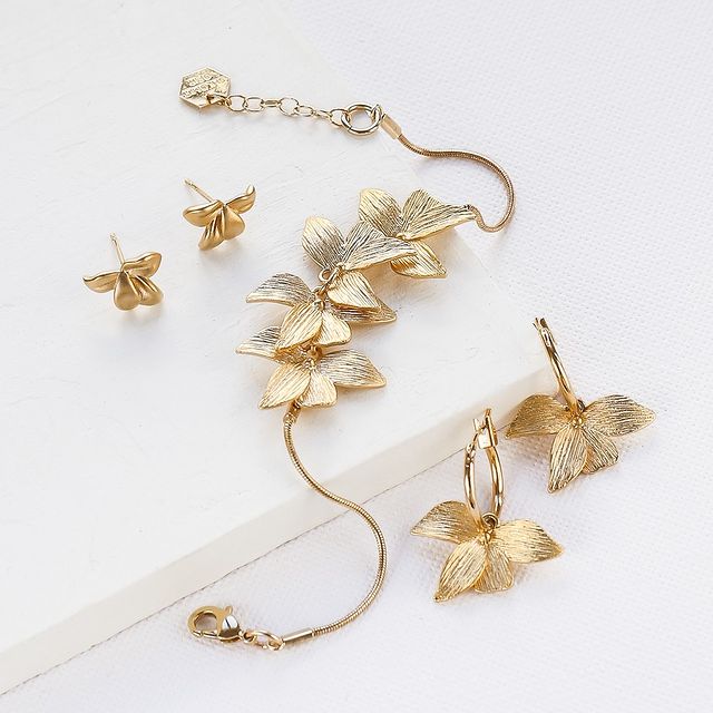 Boucles Erica Drop Dorées