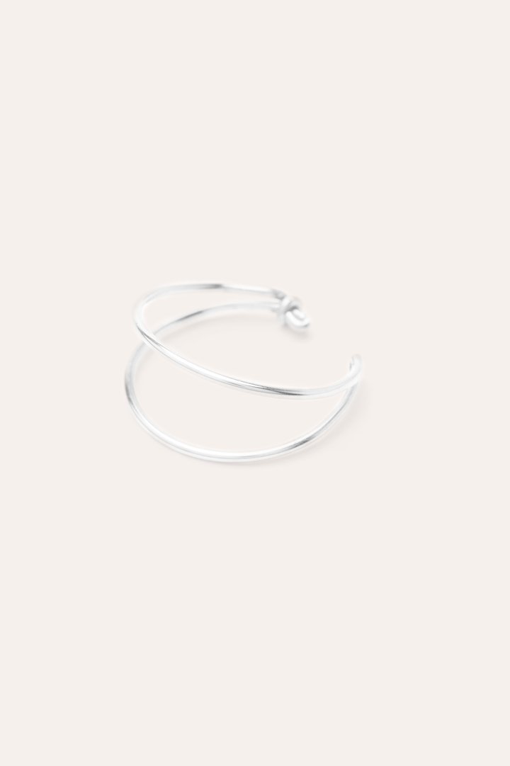 Bague d'oreille Essentiel Grand Argentée