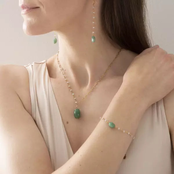 Collier Celebration Pierres