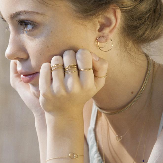 BDM viva frida shop online boutique lausanne boucles d'oreilles DESIRS OR