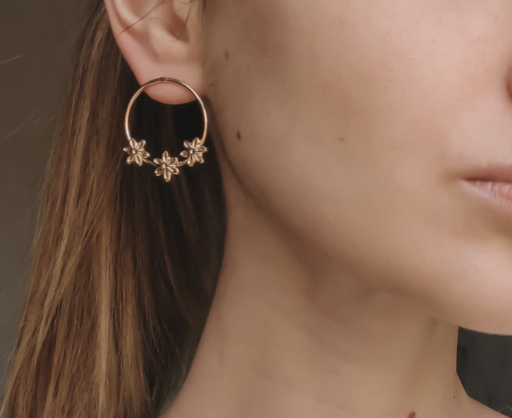 Boucle Trois Fleurs